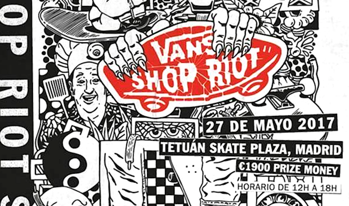 tinción Limo Soberano El 'Vans Shop Riot' vuelve a Madrid este mes de mayo | elpatin.com